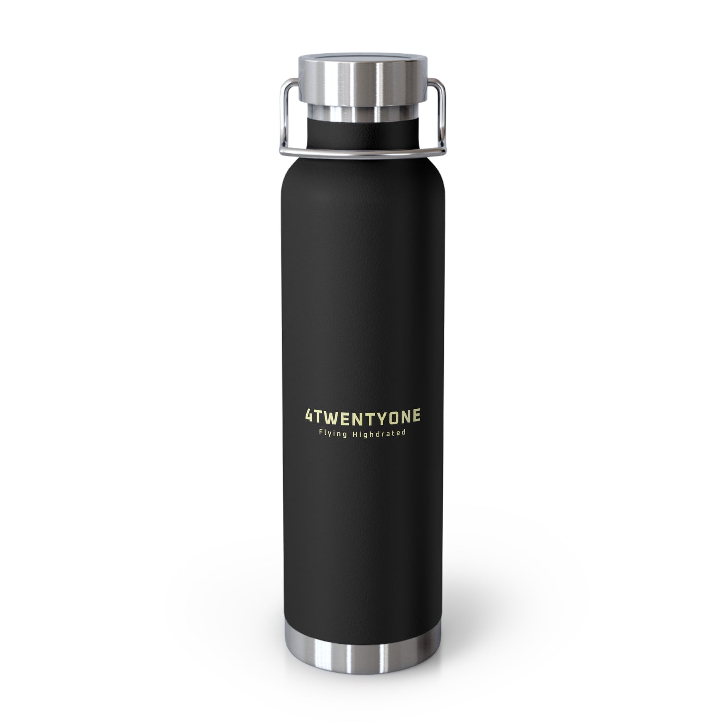 Yellow - 4TwentyOne Flying Highdrated - Copper Vacuum Insulated Bottle - Free Shipping