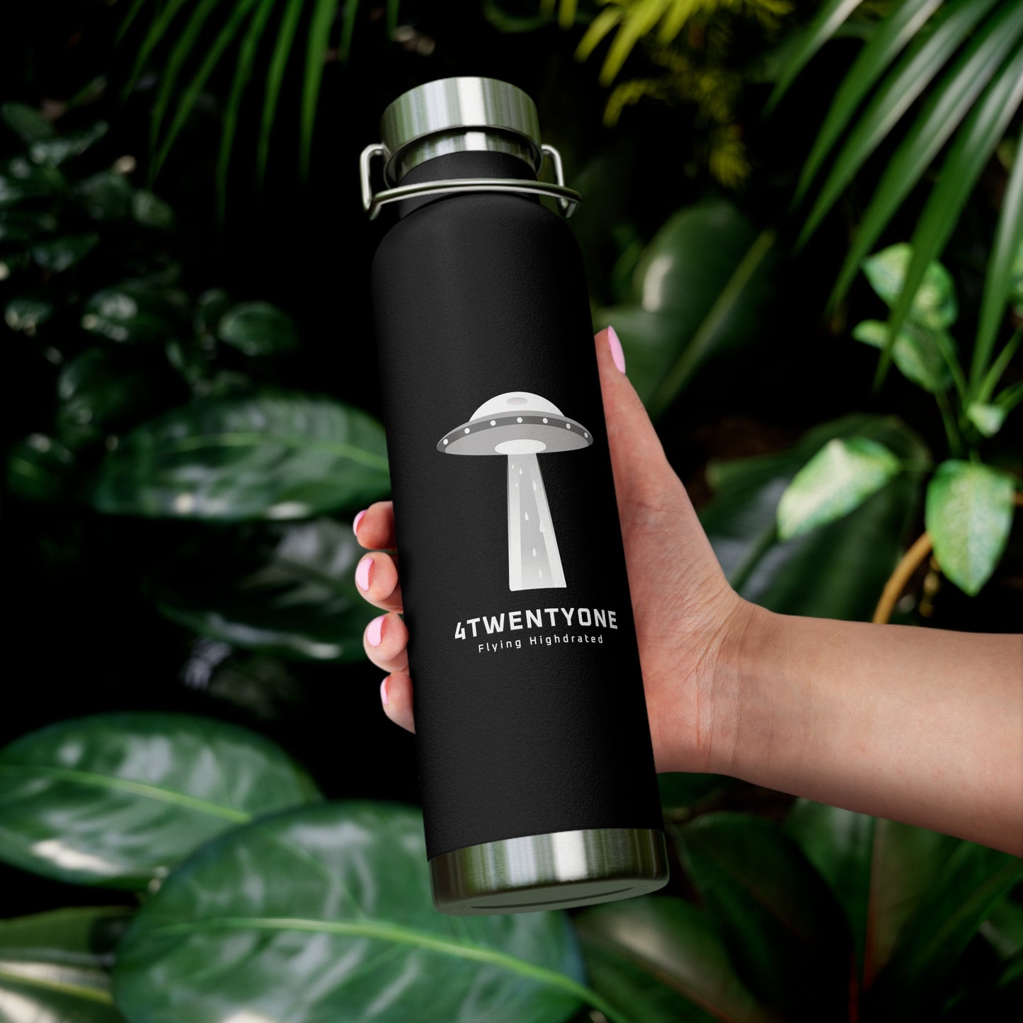 🛸 4TwentyOne Flying Highdrated - Copper Vacuum Insulated Bottle - Free Shipping