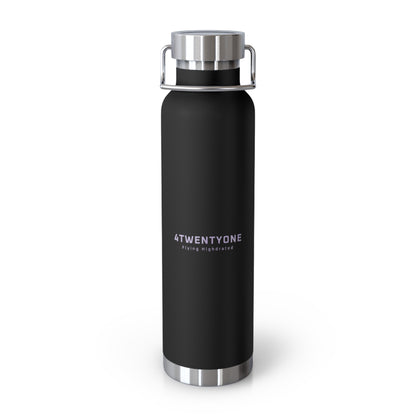 Purple - 4TwentyOne Flying Highdrated - Copper Vacuum Insulated Bottle - Free Shipping