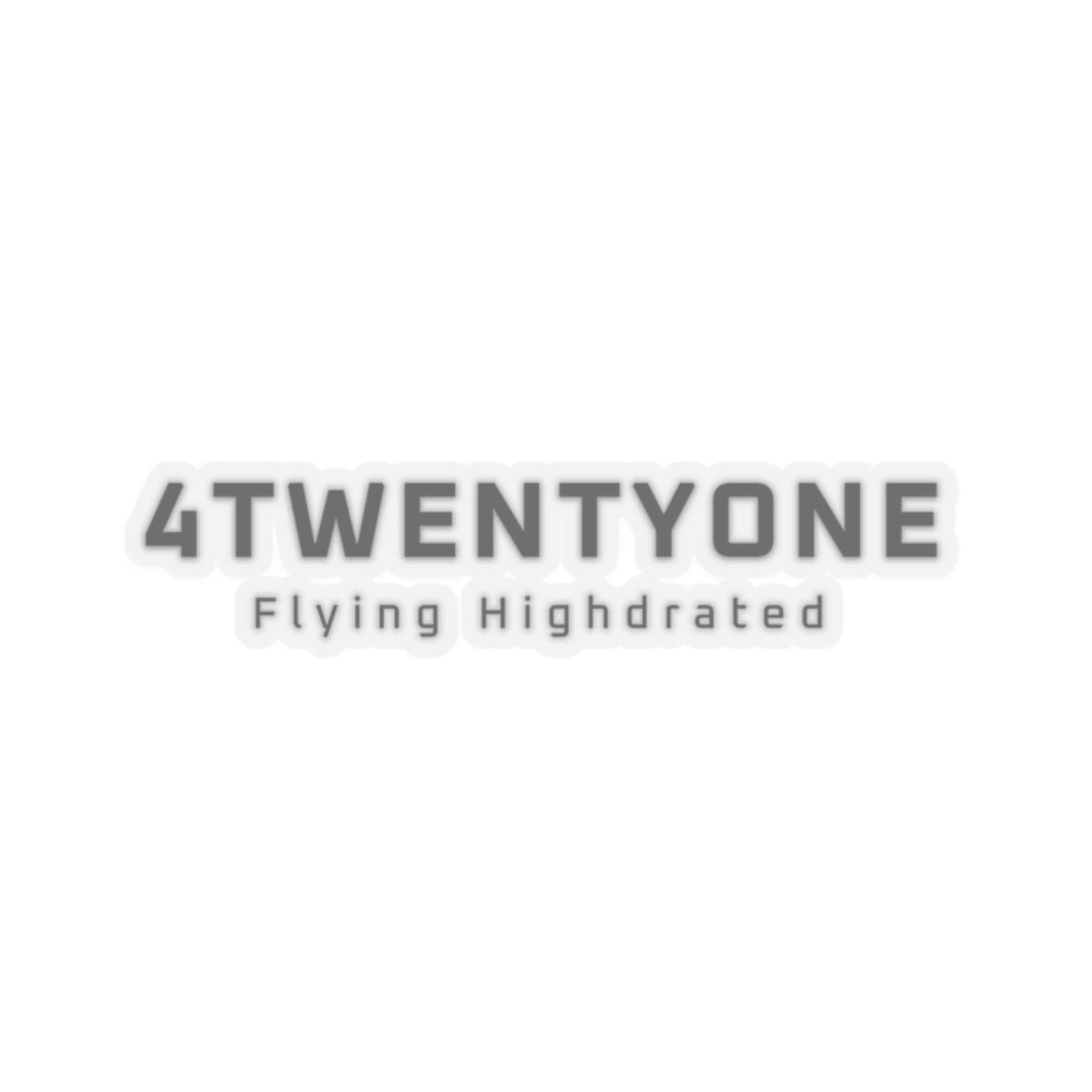 4TwentyOne Flying Highdrated Sticker - Free Shipping